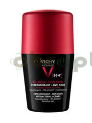 Vichy Homme Clinical Control 96 h, dezodorant dla mężczyzn, roll-on, 50 ml