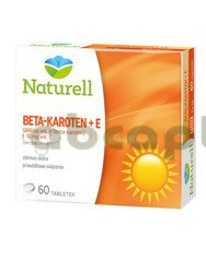 Naturell Beta-Karoten + E, 60 tabletek