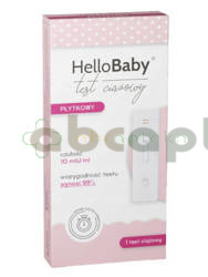 HelloBaby, test ciążowy płytkowy, 1 sztuka