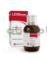 Levopront, 60mg/10ml, syrop, 120 ml