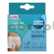 Canpol babies, wielorazowe majtki poporodowe, L/XL, 2 sztuki