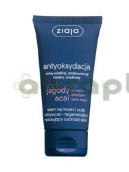 Ziaja Jagody Acai, krem na twarz i szyję odżywczo - regenerujący, redukujący suchość skóry, 50 ml