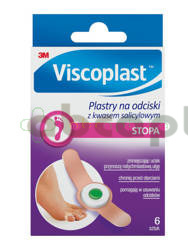 Viscoplast Plastry na odciski z kwasem salicylowym, 6 sztuk
