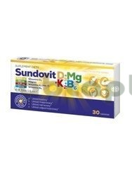 Sundovit D3 + Mg + K2 + B6, 30 tabletek