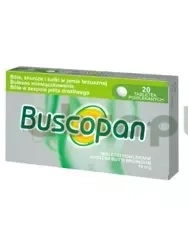 Buscopan 10 mg, 20 tabletek powlekanych