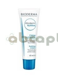 Bioderma Atoderm Nutritive odżywczy krem do skóry suchej, bardzo suchej i osłabionej 40 ml