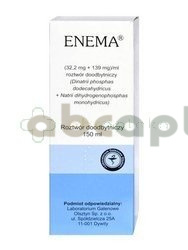 Enema, roztwór doodbytniczy, 150 ml