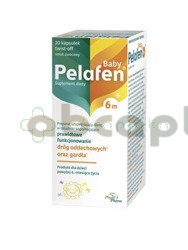 Pelafen Baby 6m+, smak owocowy, 20 kapsułek twist-off