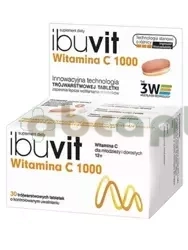 Ibuvit Witamina C 1000,  30 tabletek trójwarstwowych