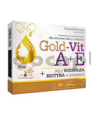 Olimp Gold-Vit A+E z wiesiołkiem i biotyną, 30 kapsułek