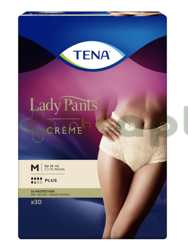 TENA Lady Pants Plus Creme, Bielizna dla kobiet, rozmiar M, 30 sztuk