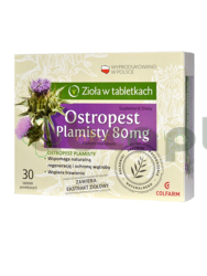 Ostropest plamisty, 30 tabletek powlekanych