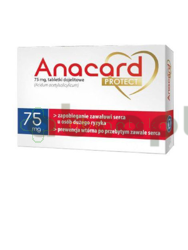 Anacard Protect, 75 mg, 60 tabletek dojelitowych