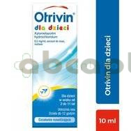 Otrivin, 0,05%, (0,5 mg/ml), aerozol do nosa, 10 ml