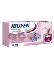 Ibufen Baby, 60 mg, czopki, 5 sztuk