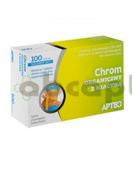 Chrom organiczny z niacyną 100 tabletek