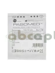 Pasomed, kompresy gazowe, jałowe, 17-nitkowe 8 warstwowe, 10 cm x 10 cm, 3 sztuki