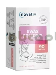 Novativ Kwas foliowy forte, 90 tabletek