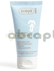 Ziaja Med, Dzieci, hipoalergiczny krem ultrakojący ochrona podpieluszkowa,  50 ml
