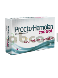 Procto-Hemolan control, 1000 mg, 20 tabletek