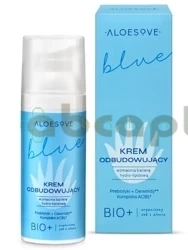 Sylveco Aloesove, Blue, Krem odbudowujący do twarzy, 50 ml