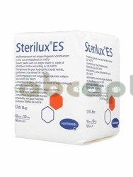 Sterilux ES kompresy niejałowe, 17 nitkowe, 8 warstwowe, 10 cm x 10 cm, 50 sztuk