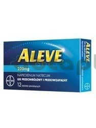 Aleve, 220 mg, 12 tabletek powlekanych