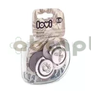 Lovi, smoczek silikonowy dynamiczny, Botanic Girl, 6-18 m , 2 sztuki