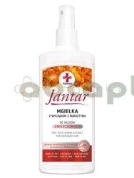 Jantar Medica, Mgiełka z wyciagiem z bursztynu do włosów zniszczonych, 200 ml