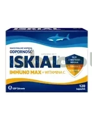 Iskial Immuno Max + Witamina C, 120 kapsułek