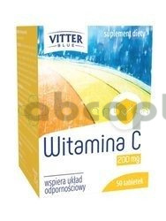 Vitter Blue Witamina C 200 mg, 50 tabletek