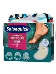 Salvequick Foot Care Medium, plastry na pęcherze i otarcia, 6 sztuk