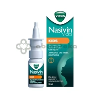 Nasivin Vicks Kids, 0,025%, (0,25 mg/ml), aerozol do nosa, 10 ml