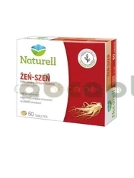 Naturell, Żeń-szeń, 20 mg, 60 tabletek