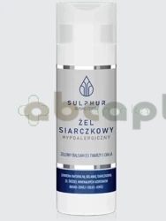 Sulphur, żel siarczkowy hypoalergiczny do ciała, 200 g