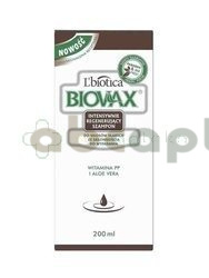 Biovax, szampon intensywnie regenerujący, do włosów słabych i wypadających, 200 ml