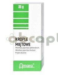 Krople miętowe, 35 g (Amara) 
