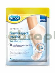 Scholl, PediMask Nawilżająca maska do stóp z olejkiem makadamia, 1 sztuka