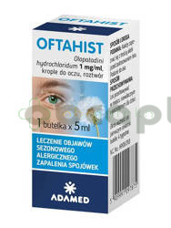 Oftahist, 1mg/ml, krople do oczu, 5ml