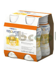 Resource 2.0, smak waniliowy, 4 x 200 ml