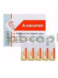 A-Cerumen, preparat do higieny uszu, 5 ampułek po 2 ml