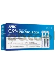 Natrium chloratum 0.9% APTEO, 40 ampułek po 5 ml