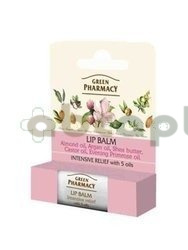 Green Pharmacy, balsam do ust, intensywnie zmiękczający, 5 olejów i witamina E, SPF 10, 3,6 g