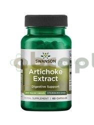SWANSON, Karczoch 250 mg, 60 kapsułek
