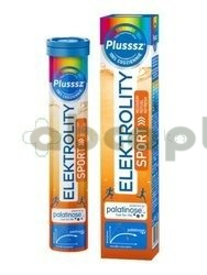 Plusssz  Elektrolity Sport 100% Complex, 24 tabletki musujące