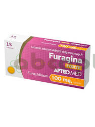 Furagina Forte Apteo Med 100 mg, 15 tabletek, 