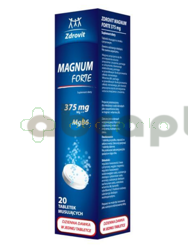 Zdrovit Magnum Forte 375 mg, 20 tabletek musujących