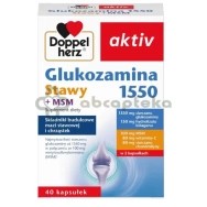 Doppel herz Aktiv Glukozamina 1550 Stawy + MSM, 40 kapsułek