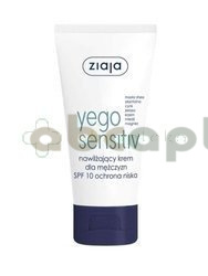 Ziaja Yego Sensitiv, nawilżający krem dla mężczyzn, SPF10, 50 ml