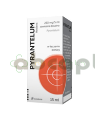 Pyrantelum, 250 mg/5ml, zawiesina doustna, 15 ml